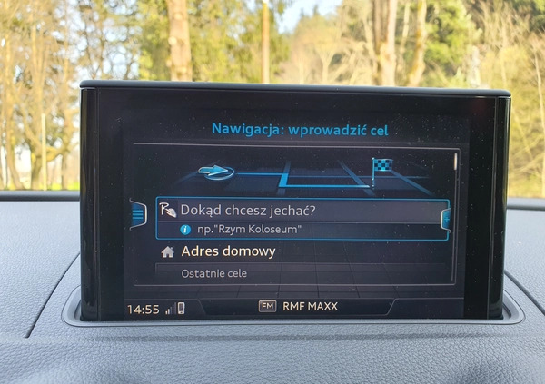 Audi S3 cena 155000 przebieg: 49200, rok produkcji 2018 z Myślenice małe 529